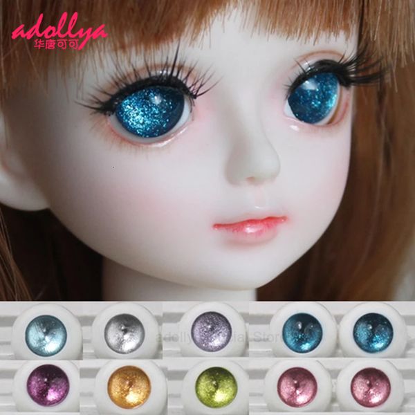 Accesorios para muñecas Adollya BJD Ojos 3D Globos oculares acrílicos Starlight sin pupilas para s Adecuado 13 14 16 s 230427