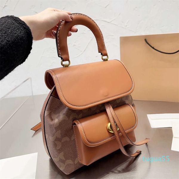 Backpack Bag Women Leather Letter Back Pack Bookbag Women Designers Handbag Fashion