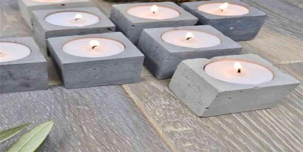 Titular tealight concreto moldes castiçal silicone para cimento diy navio 2107228218193