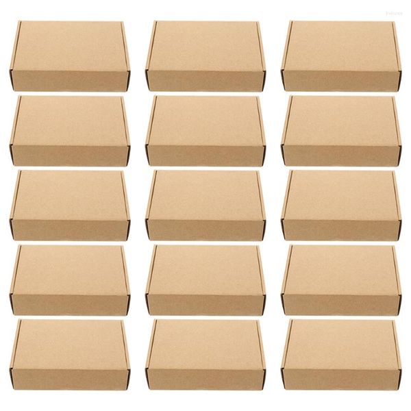 Caixas de papelão embrulhadas de presente embalagem de caixa corrugada Mailing armazenamento marrom mala direta Business Kraft Bulk