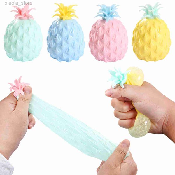 Dekompressionsspielzeug Lustiges Dekompressionsventil Ananas Squeeze Ball Geschenk Squishy Squeeze Stressabbau Fidget Sensorisches Spielzeug Simulation Obst Lebensmittel