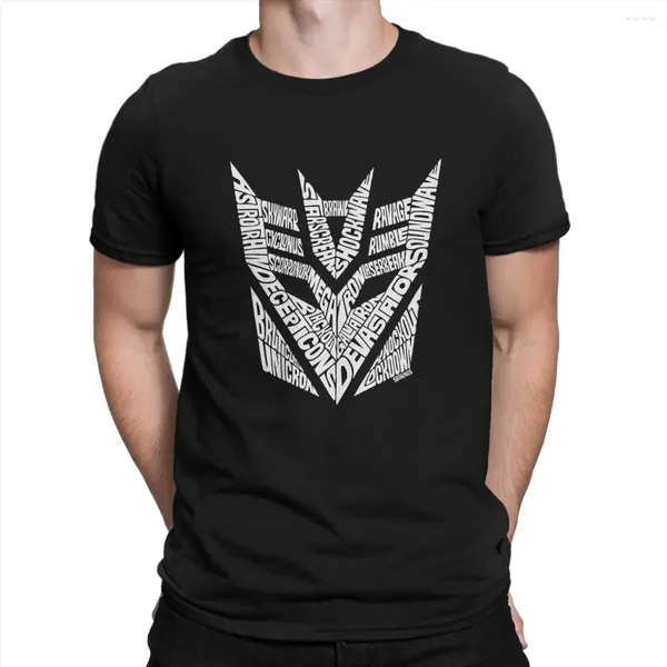 Erkek Tişörtleri Decepticons Özel Tshirt Transformer Robot Leisure Polyester Gömlek Erkek Kadınlar İçin Yaz Tişört