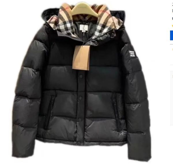 Puffer Ceket Erkek Tasarımcı Down Ceket Windbreaker Dış Giyim Yüksek Kaliteli Klasik Ceket Çift Kontrast Down Ceket Boyutu M-5XL