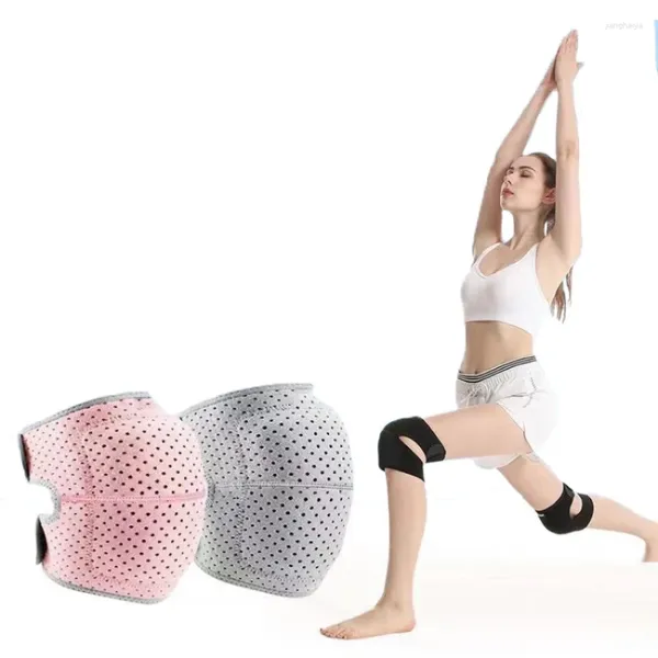 Ginocchiere 1 pezzo Protezione elastica a compressione sportiva Ginocchia in spugna addensata Supporto per tutore per allenamento di danza