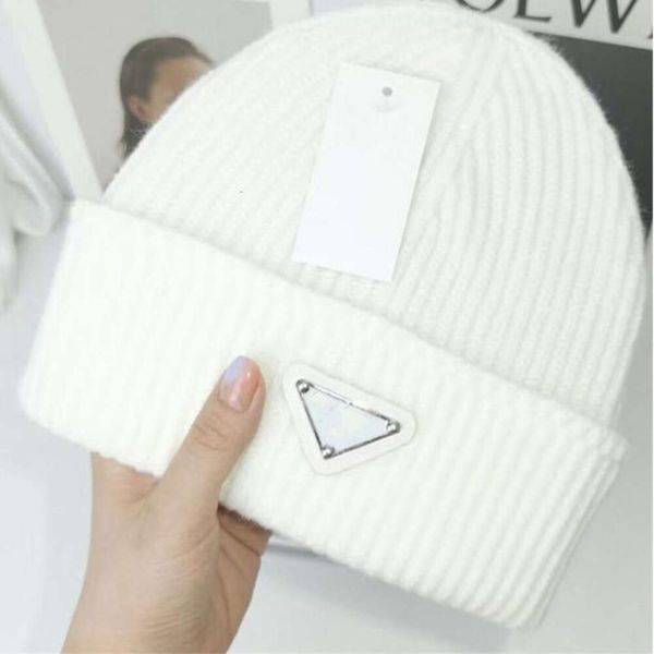 Chapéu de inverno masculino prasda gorro gorro chapéus gorro de inverno malha lã prd chapéu mais boné de veludo crânios máscara mais grossa gorros de franja chapéus de alta qualidade muitas coresN12