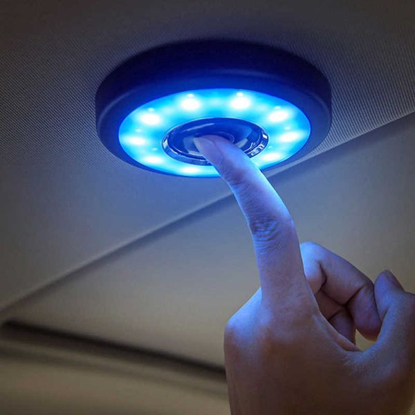 s LED senza fili Touch soffitto pensile per auto luce notturna USB ricarica camera da letto lampada da comodino per la casa con magnete AA230426