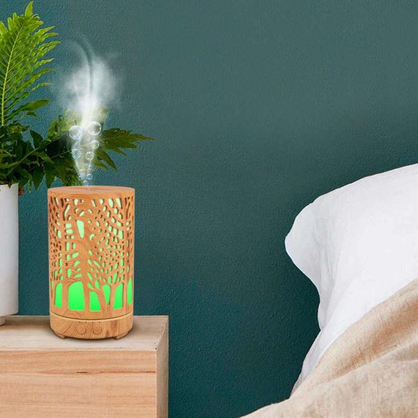 Luftbefeuchter Aroma Diffuser 200ml Mini Desktop Luftbefeuchter Luftreiniger Mute Aroma Diffuser für Home Office Gebrauch 100-240V Ultraschall 230427