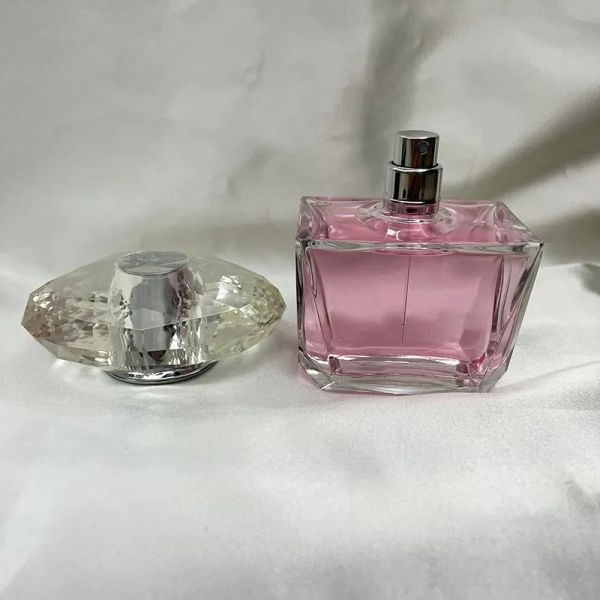 Mulher perfume fragrância de alta qualidade 90ml eau de toilette longa duração bom cheiro edt senhora menina rosa diamante parfum colônia spray