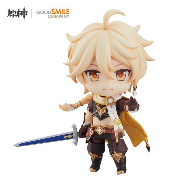 Anime Manga OrIginal Genshin Impact Aether Anime Figur Spiel GSC Q Version Cartoon Garage Kit Bewegliche Puppe Animation Ornament Modell mit Box Z0427