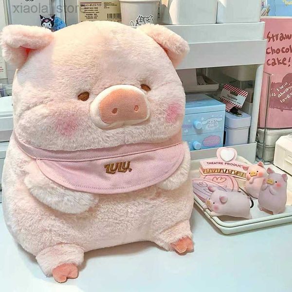 Animais 30cm Anime Lulu Pig Toy Animais criativos Piggy Doll Girl Birthday Toys namorada Casal Presente fofo