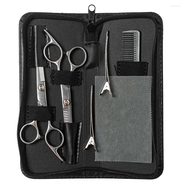 Kit di utensili per il taglio dei capelli Set da barbiere per cosmetologia Cesoie in acciaio inossidabile