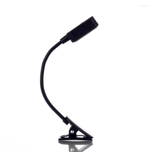 Lâmpadas de mesa Branco/preto Lâmpada de livro PC Iluminação telefônica de baixo consumo de energia Leitura LED Slim Design Night Night