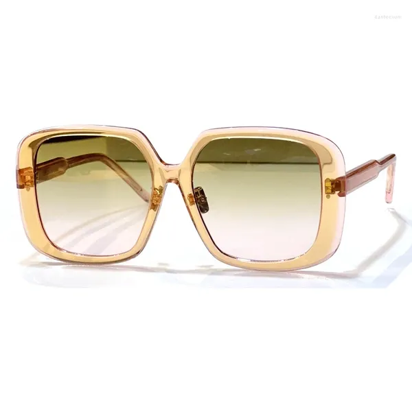 Sonnenbrille 2023 Mode Luxus Designer Frauen Retro Quadrat Großen Rahmen Outdoor Shopping Damen Brille