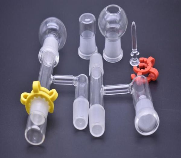 14mm 18mm männlich weiblich Glas Öl Reclaimer Kit Glasadapter mit Nagel und Kuppel für Glasbongs Wasserpfeife Dab Bohrinsel6529995