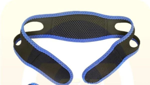 Anti ronco cinta de queixo neoprene parar ronco queixo suporte cinto anti apnéia mandíbula solução dispositivo sono 2017 novo