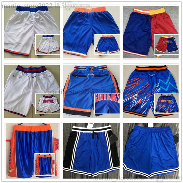 2023 Männer Basketball Patrick Ewing Shorts Julius Randle Evan Fournier Derrick Rose Josh Hart RJ Barrett Jogginghose Hose