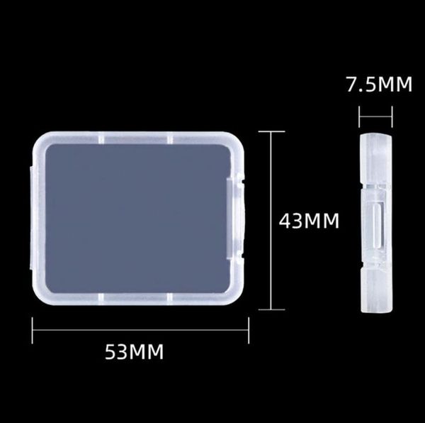 Custodia protettiva per scatola contenitore in frantumi Scatole per schede di memoria Scatole per strumenti in plastica trasparente Facile da trasportarea282290731