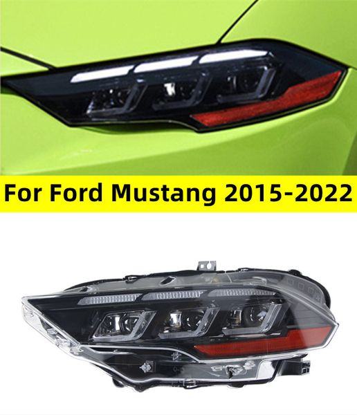 Fari a LED per Ford Mustang Faro 20 15-20 22 Luce diurna a LED Animazione dinamica Luce di segnalazione di rugiada