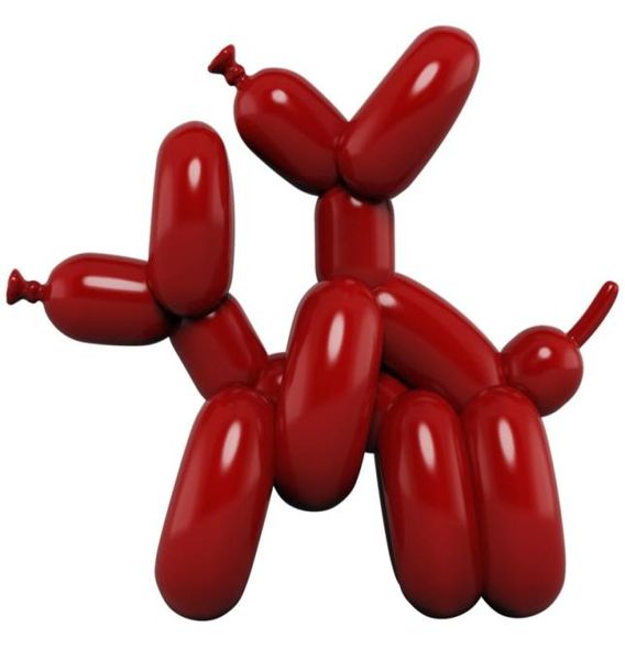 HUMPek Naughty Balloon Dogs Art Figurine Resina Artigianale Statua astratta Decorazioni per la casa Tavolo Regalo Decorazione del soggiorno AA9 2202118194888