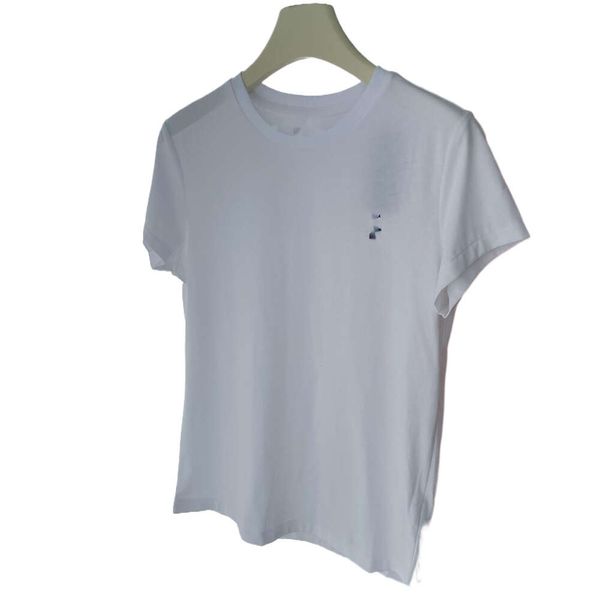 Ralphs Designer Laurens T-Shirt, hochwertiges Damen-T-Shirt aus Baumwollstrick mit Rundhalsausschnitt für den frühen Frühling