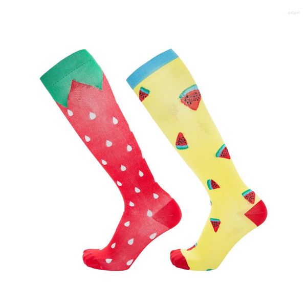 Sportsocken Brothock Spot Outdoor Weihnachtsstrümpfe Wadendruck Kompression elastisch atmungsaktiv verhindert Krampfadern