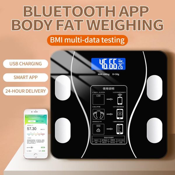 Skala Gewichtsskala Bluetooth Body Fett genau