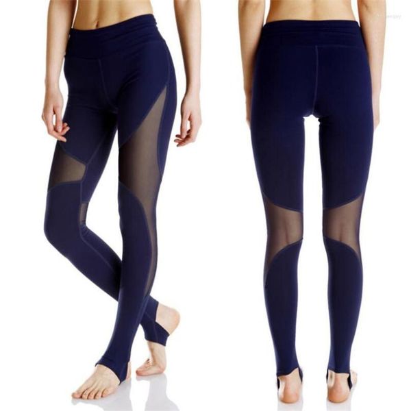 Active Pants CKAHSBI Gym Hollow Out Tight Leggings Damen Sport Fitness Elastic Plus Size Weiß Schwarz Yoga