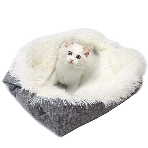 Tapetes para gatos, casa macia e longa de pelúcia, melhor cama para cães, cesta, produtos para animais de estimação, almofada, cama para gatos, animais, sofá para dormir