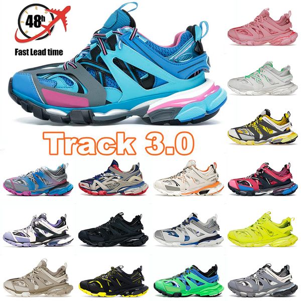 Balencagas Track 3.0 balencaigaTrack 3.0 Luxo Triplo branco preto Tênis Tess.s. Sapatilhas de couro Gomma Nylon Plataforma Impressa Paris sapatos Corredores 【code ：L】