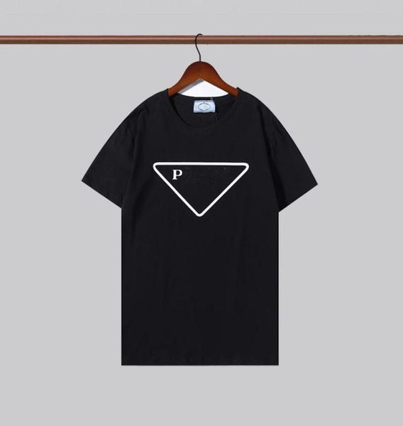 Fashion Designer T-shirt Uomo Donna Estate T-shirt unisex manica corta girocollo oversize triangolo invertito magliette S3XL9070251