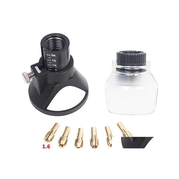 Parti di utensili Localizzatore dedicato per trapano di alta qualità A550 Accessori per attacco rotante scudo Dremel 6 pezzi 13,6 mm in ottone Collet Chuck Drop Dhzql