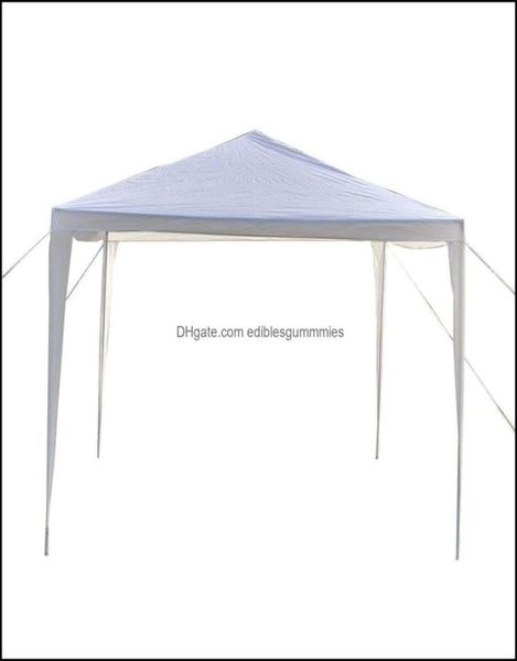 Sombra Jardim Edifícios Pátio Gramado Casa 10X10 Canopy Party Barraca de Casamento Heavy Duty Gazebo Pavilion Cater Event Outdoor Drop Deliver8467620