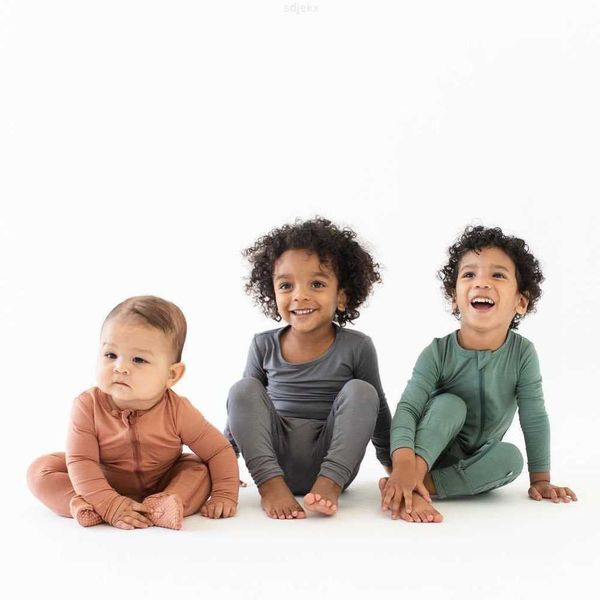 Roupas conjuntos de Bairfei Imprimir reativo personalizado de bambu orgânico Baby Sleepwear