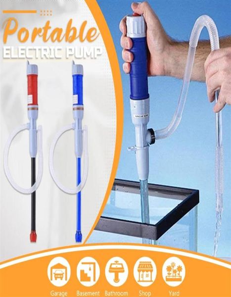 Pompa di trasferimento olio liquido Pompa acqua alimentata elettrica per auto esterna Veicolo Pompe di aspirazione per trasferimento gas combustibile Drop289o8284333