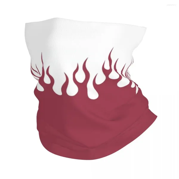 Schals, Motiv: Fire Racing Hip Hop, roter Bandana-Halsbezug, bedruckt, mit Flammen, Wickelschal, Mehrzweck-Sturmhaube, Wandern, für Männer, Frauen, Erwachsene, waschbar