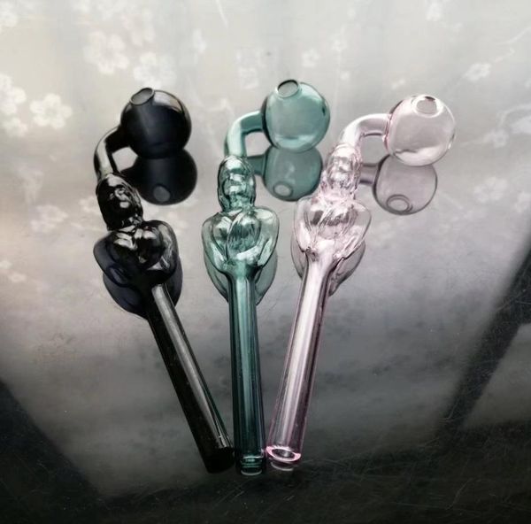 Tubos de vidro fumando fabricar cachimbo de cachimbo colorido de água colorido novo