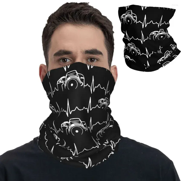 Kamera Bandana Boyun Gaiter Baskılı Pographer Maske Eşarp Sıcak Yüz Yürüyüşü Unisex Yetişkin Kış