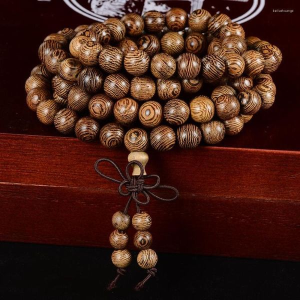 Strand Multi-camada de oração Binchet Bracelet Charm Meditação Yoga Rosário Lucky Wooden For Mull Men Jewelry Drop 2023