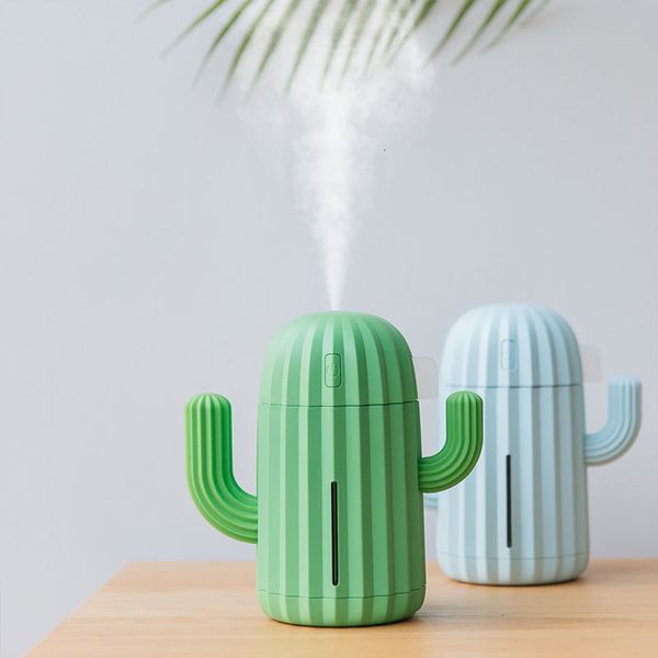 Umidificadores 340 ml portátil aroma elétrico difusor cactus umidificador de ar usb ultrassônico difusor umidifi ar para decoração de desktop de quarto 230427