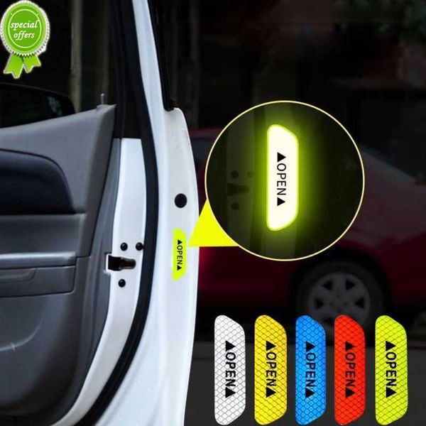 Neue Auto Reflektierende Streifen Warnung Aufkleber Für Toyota Corolla Yaris Auris CHR Camry Prius RAV4 Highlander Auto Tür Aufkleber