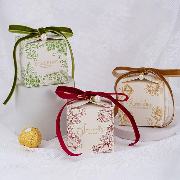 Geschenkverpackung, europäische Bowknot-Süßigkeitsschachteln, für süße Handverpackungsbeutel, Babyparty, Hochzeit