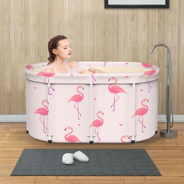 Badewannen tragbare Badewanne Fass verdickter Kunststoff falten Große Erwachsene Badewanne Haushaltsbad Ganzkörper Whirlpool Badezimmer Vorbilder