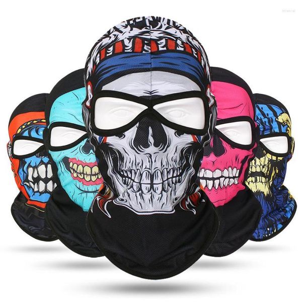 Berets Outdoor Riding Motorrad Bike Hood für Herren Winddicht Vollgesichts Ski Sport Balaclava Sommer Sonne Atmungsaktiv Angeln Maske Unisex