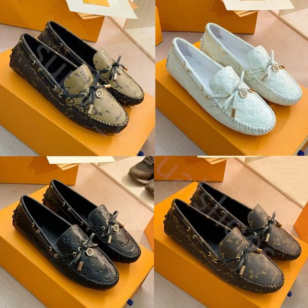 Designer Kleid Herren Damen Loafer Klassische Slip-On S Vintage Mokassin Metallknopf Echtleder Marke Oxfords Freizeitschuhe mit Box 35-46 DC01