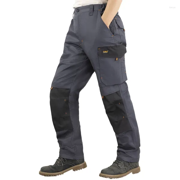 Pantaloni da uomo Pantaloni da lavoro resistenti all'usura multitasche cargo da lavoro all'aperto