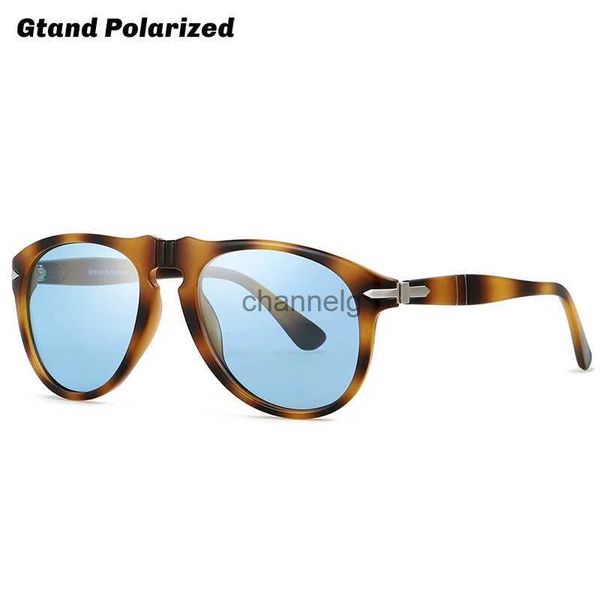 Sonnenbrille ND 2021 Klassische Vintage 649 Pilot Star Stil Blau Polarisierte Sonnenbrille Männer Frauen Fahren Mode Marke Design Sonnenbrille YQ231127