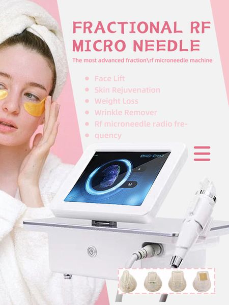 Rimozione della cicatrice delle smagliature dell'oro RF 2 in 1 frazionale RF Microedle Machine Automatic Microneedle Tube Fractional RF