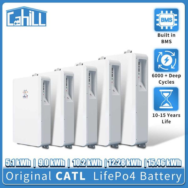 9/12/15KWH Solar Lifepo4 Batterie 48V 200AH 300AH LFP Lithium-Batterie Power Wall Deep Cycle Phosphat für Solarenergiespeicherung