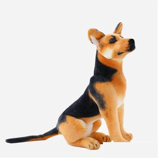 Plüschpuppen 30-90 cm Nt Hundespielzeug Realistische Kuscheltiere Deutscher Schäferhund Plüschtiere Geschenk für Kinder 220119 Drop Delivery Spielzeug Geschenke Dhk9V