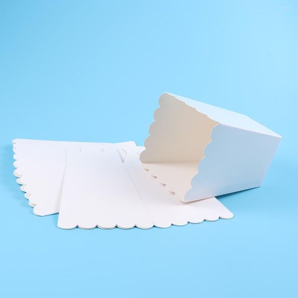 Papel de regalo 50 PCS Caja de embalaje de papel Palomitas de maíz Fiesta Cartones de dulces Cesta de comida Contenedores de refrigerios Soporte para servir Cartón